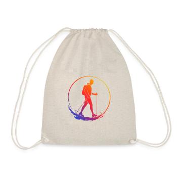 Marche Nordique Silhouette Coloré - Sac de sport léger - nature - Devant