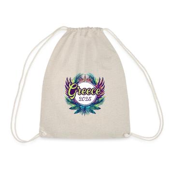 Greece 2025 Team - Drawstring Bag - nature - Front