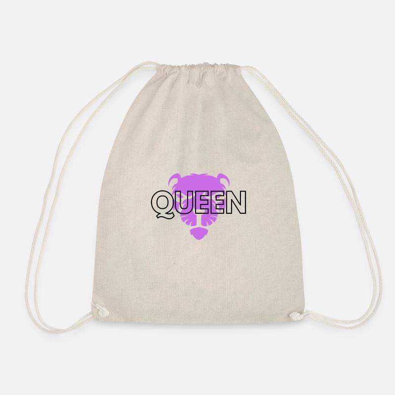 Queen - Drawstring Bag - nature