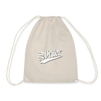 writer tags graffitti cap sticker aufkleber street - Turnbeutel - Natur - Vorne