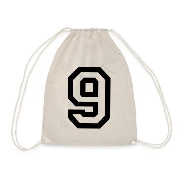 9 Collegestyle - Turnbeutel - Natur - Vorne