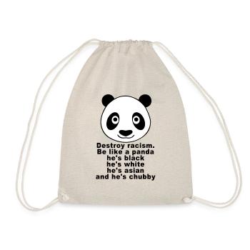 Chubby Panda - Turnbeutel - Natur - Vorne