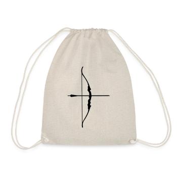 Bow & Arrow - Turnbeutel - Natur - Vorne