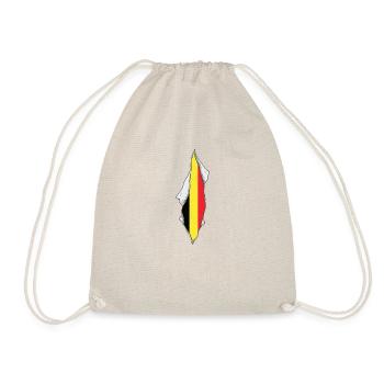 Le drapeau belge fier de la Belgique - Sac de sport léger - nature - Devant
