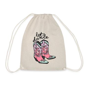 Line Dance Cowboy boots Westernstiefel - Turnbeutel - Natur - Vorne