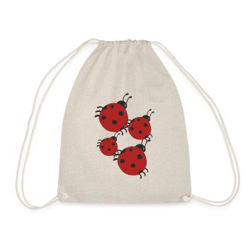 Ladybug family - Drawstring Bag - nature - Front