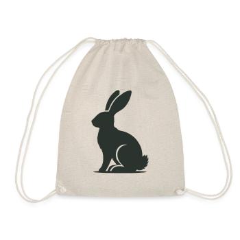 hase - Turnbeutel - Natur - Vorne