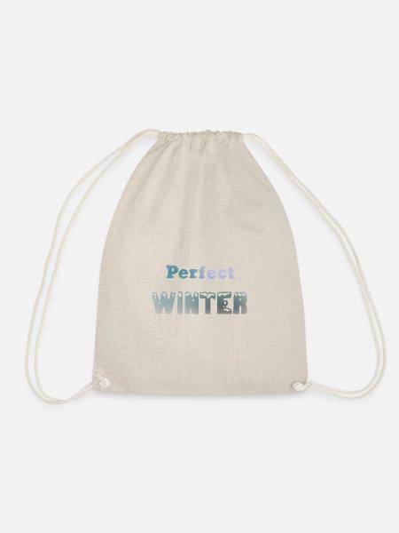 Perfekter Winter - Turnbeutel - Natur