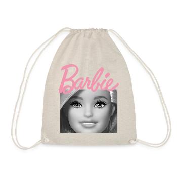 Barbie Noir Blanc Et Rose Écriture - Sac de sport léger - nature - Devant