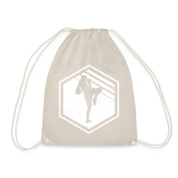 Boxe Thaï Muay Thaï Boxe Thaï Hommes Boxeur Thaï - Sac de sport léger - nature - Devant