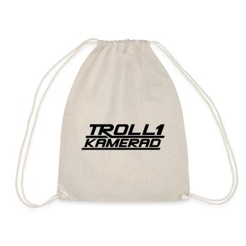 Trollkamerad Troll Kamerad Logo - Turnbeutel - Natur - Vorne
