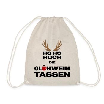 Hoch die Glühweintassen - Turnbeutel - Natur - Vorne