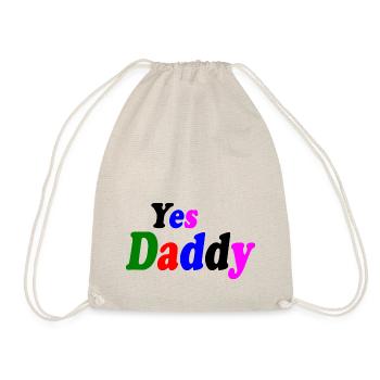 Yes daddy - Turnbeutel - Natur - Vorne