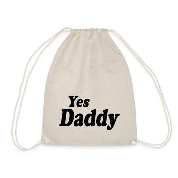 Yes daddy - Turnbeutel - Natur - Vorne