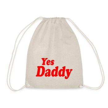 Yes daddy - Turnbeutel - Natur - Vorne