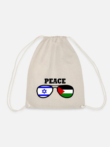 Free Palestine Israel frieden - Turnbeutel - Natur