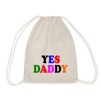 Yes daddy - Turnbeutel - Natur - Vorne