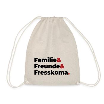 Familie Freunde Fresskoma - Turnbeutel - Natur - Vorne