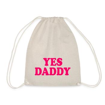 Yes daddy - Turnbeutel - Natur - Vorne