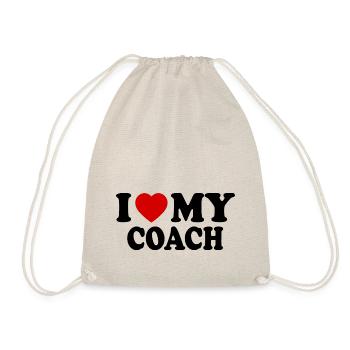 I love my coach - Turnbeutel - Natur - Vorne