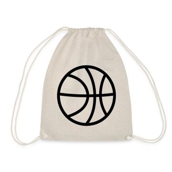 Ballon de basket - Sac de sport léger - nature - Devant