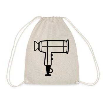 Hair dryer - Drawstring Bag - nature - Front
