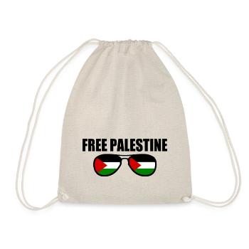 Free palestine - Turnbeutel - Natur - Vorne