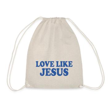 Love like jesus - Turnbeutel - Natur - Vorne