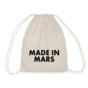 Made in mars - Turnbeutel - Natur - Vorne
