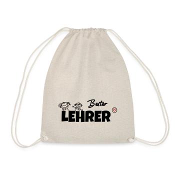Bester Lehrer - Turnbeutel - Natur - Vorne