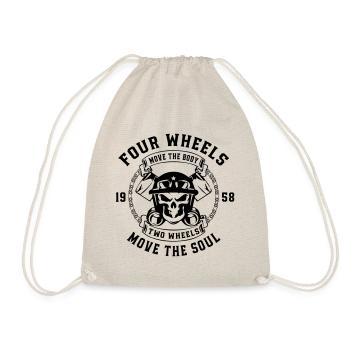 Two Wheels Move The Soul - Sac de sport léger - nature - Devant