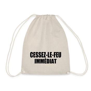 cessez-le-feu immédiat - Sac de sport léger - nature - Devant