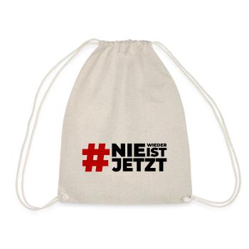 Nie wieder ist jetzt - Turnbeutel - Natur - Vorne