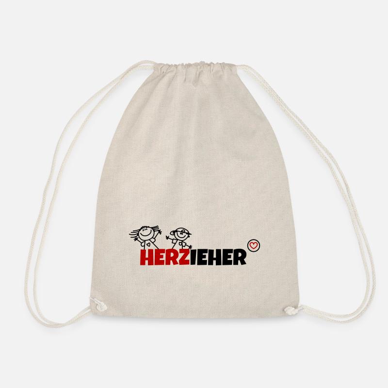 Herzieher - Turnbeutel - Natur