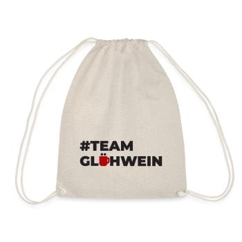 Team Glühwein - Turnbeutel - Natur - Vorne