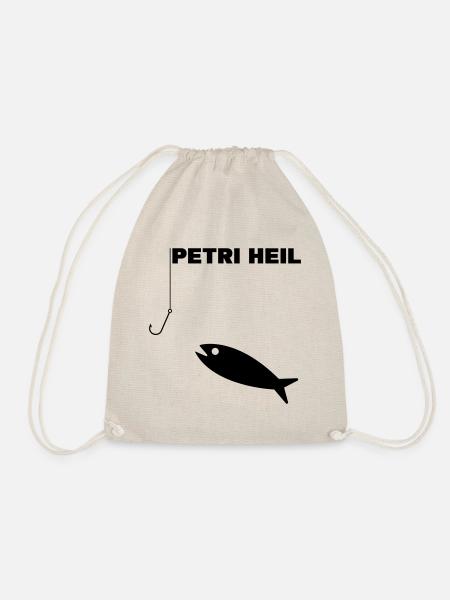 Petri Heil - Turnbeutel - Natur