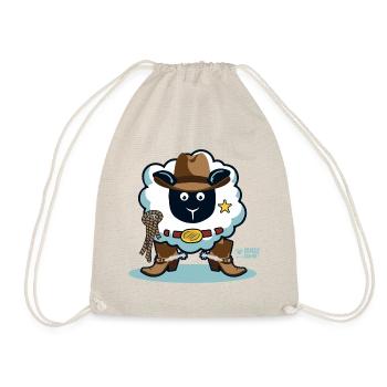 Ewe a Cowboy? - Drawstring Bag - nature - Front