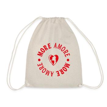 MORE AMORE - Drawstring Bag - nature - Front