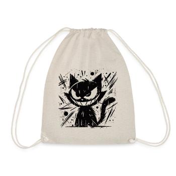 Chat au plan diabolique - Sac de sport léger - nature - Devant