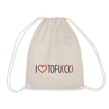 I love Tofu - Turnbeutel - Natur - Vorne