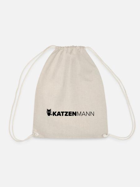 Katzenmann - Turnbeutel - Natur