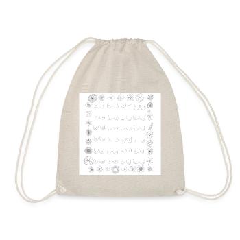 FEMENINE DIVERSTY BLACK & WHITE - Turnbeutel - Natur - Vorne