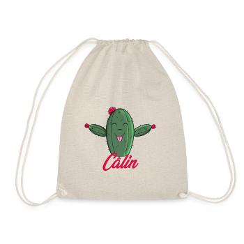 Tus le cactus rêve d’un câlin. - Sac de sport léger - nature - Devant