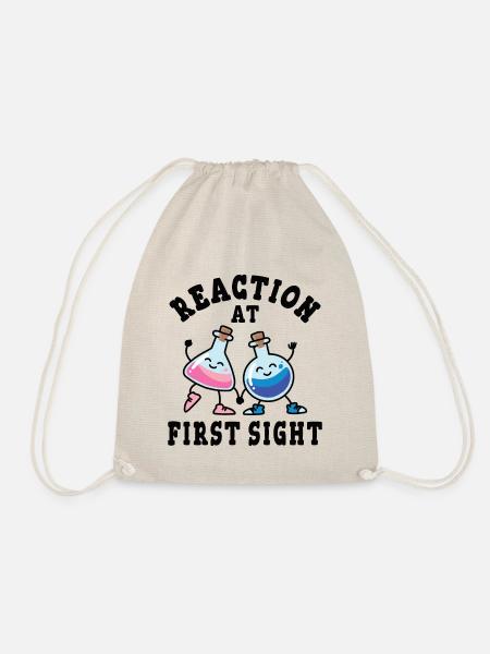 Chemical reaction at first sight - Drawstring Bag - nature