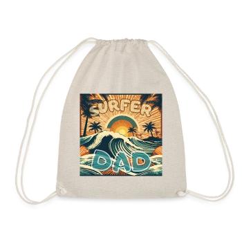 PAPA SURFEUR - Sac de sport léger - nature - Devant