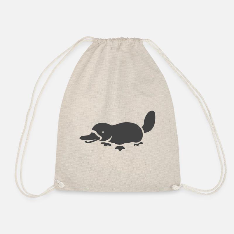 Platypus Icon - Drawstring Bag - nature
