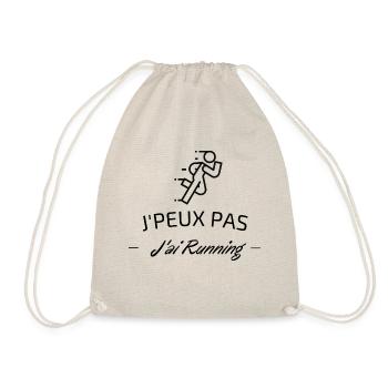 J'peux pas J'ai course à pied - Sac de sport léger - nature - Devant