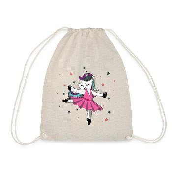 Danse de la licorne * Licorne * Ballet - Sac de sport léger - nature - Devant