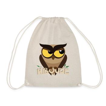 Hiboude, il Boude le Hibou Grincheux - Sac de sport léger - nature - Devant