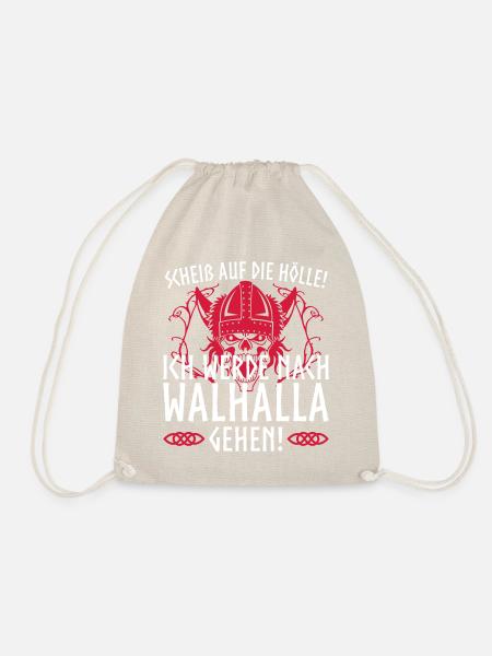 Ich werde nach Walhalla gehen! - Turnbeutel - Natur